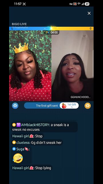 GG SPEAKING ON HER AND LIYAHDADOLL FIGHT
