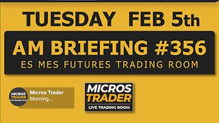 ES MES Futures Trading: Key Levels, Tips, Technical Analysis. Wednesday "AM Briefing"