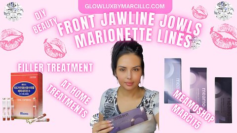 Jawline filler Jowls & marionette fix with Meamo filler