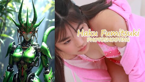 Haku Fumitsuki 文月珀 🦖 👑 💚 The Green Manalishi (With the Two Prong Crown) 緑のマナリシ（二股の王冠付き）