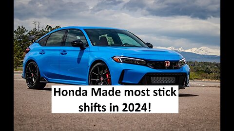 Honda Civic wins MOST sticks sold 2024