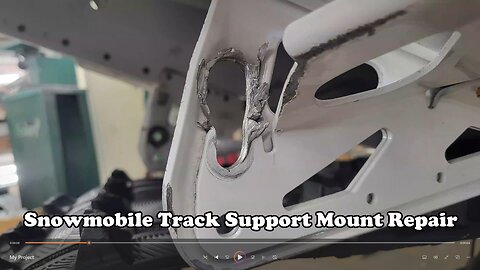 Snowmobile Track Support Mount Repair