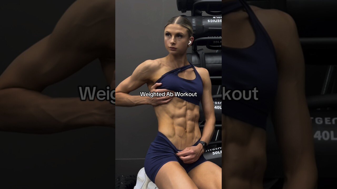 Best Weighted Ab Workouts for a Stronger Core | Build Muscle & Burn Belly Fat Fast #shorts