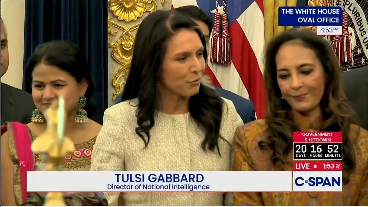 DNI Tulsi Gabbard to POTUS: "You are... bringing people together from all across the country from all different backgrounds."