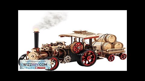 rowood 3D Puzzles for AdultsSteam Engine Model Kit1:28 Scale Mechanical Steam Locomotive Review