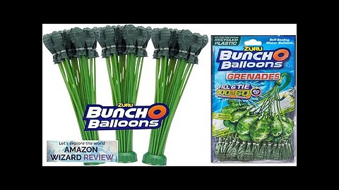 Bunch O Balloons 100 Grenade Rapid-Filling Self-Sealing Water Balloons by ZURU (Model: Review