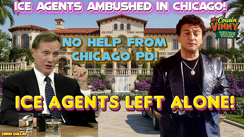 ICE Agents Ambushed in Chicago! Vinny & Lester Go Off! Armed Attack on ICE & the Mayor Stays Silent!