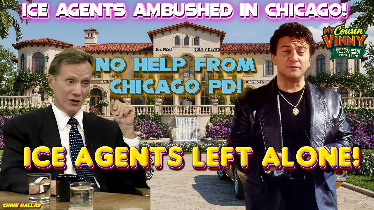 ICE Agents Ambushed in Chicago! Vinny & Lester Go Off! Armed Attack on ICE & the Mayor Stays Silent!