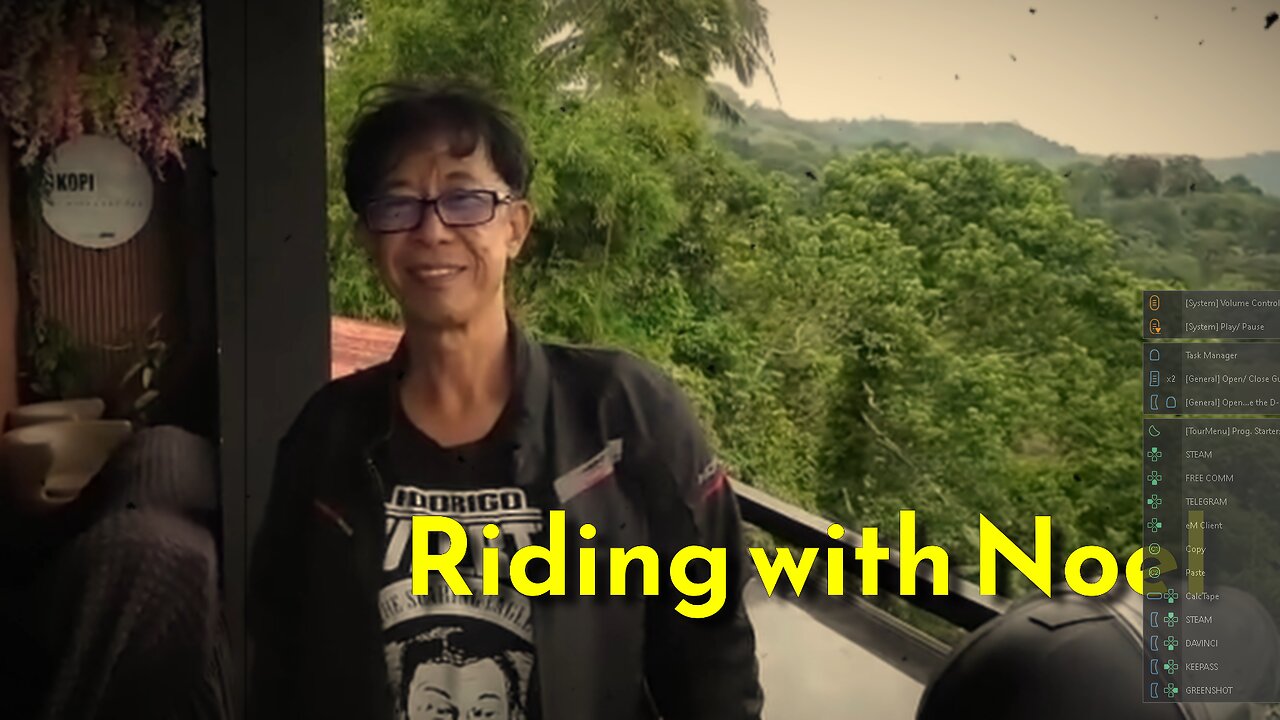 Riding with Noel