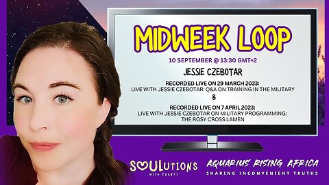 002 | Midweek Loop with Jessie Czebotar on Military Training & The Rosy Cross Lamen - Replay in September 2025