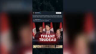 Trudeau Begged king Charles To Dissolve Parliament - Alex Jones on X