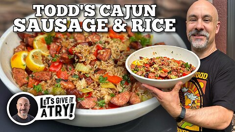 Cajun Sausage and Rice on the Blackstone Griddle