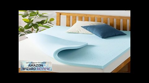 Best Price Mattress 1.5 Inch Ventilated Memory Foam Mattress Topper Cooling Gel Review