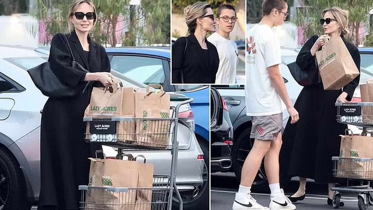 "Angelina Jolie’s $5K Grocery Run with Son Knox"