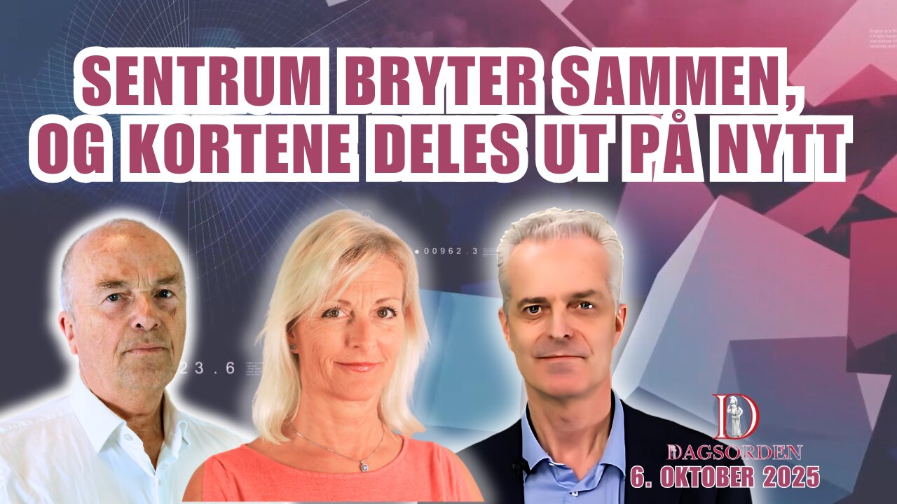 Sentrum bryter sammen, og kortene deles ut på nytt | 6. Oktober 2025