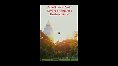 From Stone to Flesh: Softened Hearts for a Hardened World