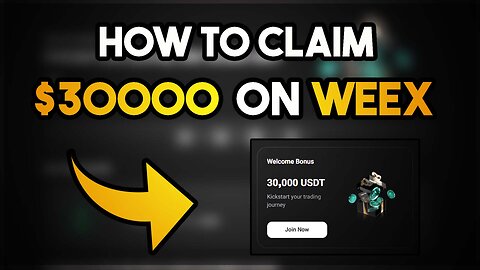 How to Claim Your $30,000 Weex Bonus (Step-by-Step Tutorial 2025)