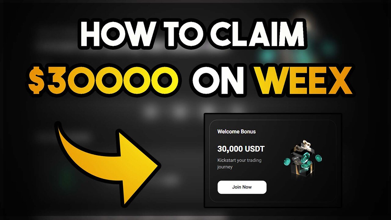 How to Claim Your $30,000 Weex Bonus (Step-by-Step Tutorial 2025)
