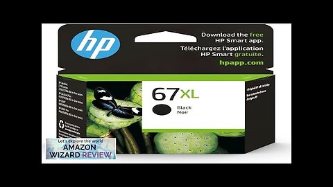 HP 67XL Black High-yield Ink Cartridge Works with HP DeskJet 1255 Review