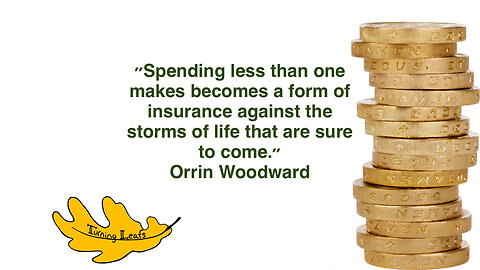 Spending less ...