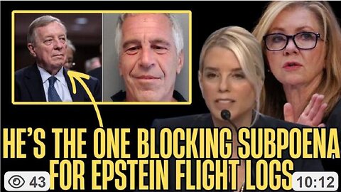 Marsha Blackburn & Pam Bondi SLAM Durbin Over Epstein Flight Logs (10.08.25)