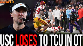 Lincoln Riley & USC COLLAPSE In Alamo Bowl LOSS vs. TCU | UNPAVED