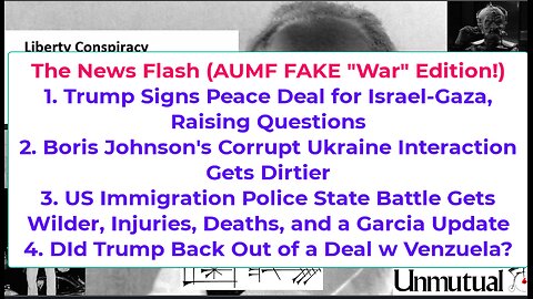 Liberty Conspiracy LIVE 10-13-25 Peace? Boris Ukraine, ICE Thugs!