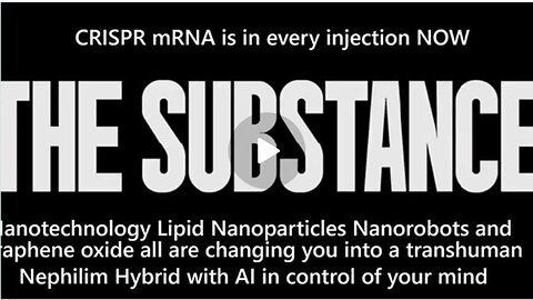 DONT| Inject The Substance Into Yourself | IT IS |The Mark of the Beast & And Makes You A Monster