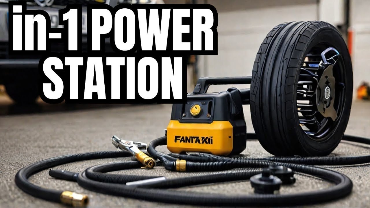 Fanttik X9 Ultra™ Portable Tire Inflator Review | 3-in-1 Power Station, Digital Gauge & Flashlight