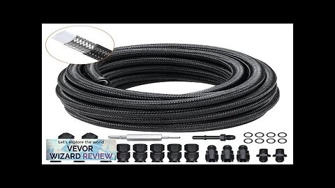 VEVOR 6AN Fuel Line Kit 25 FT Fuel Hose Kit 5/16" Nylon Review