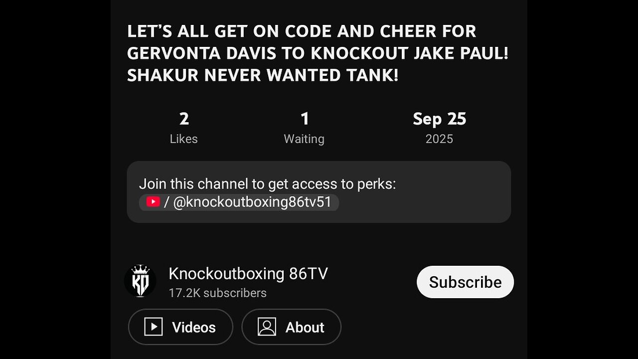So Now Y'all Want Us to Get On Code and Support Tank Davis?!