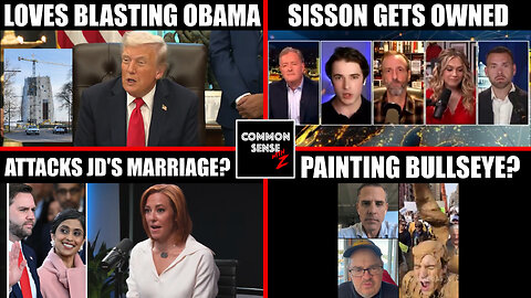 Trump Slams Obama's Library, Sisson Owned on Piers, Psaki’s SHOCKING Vance Claim, Hunter’s Fake News