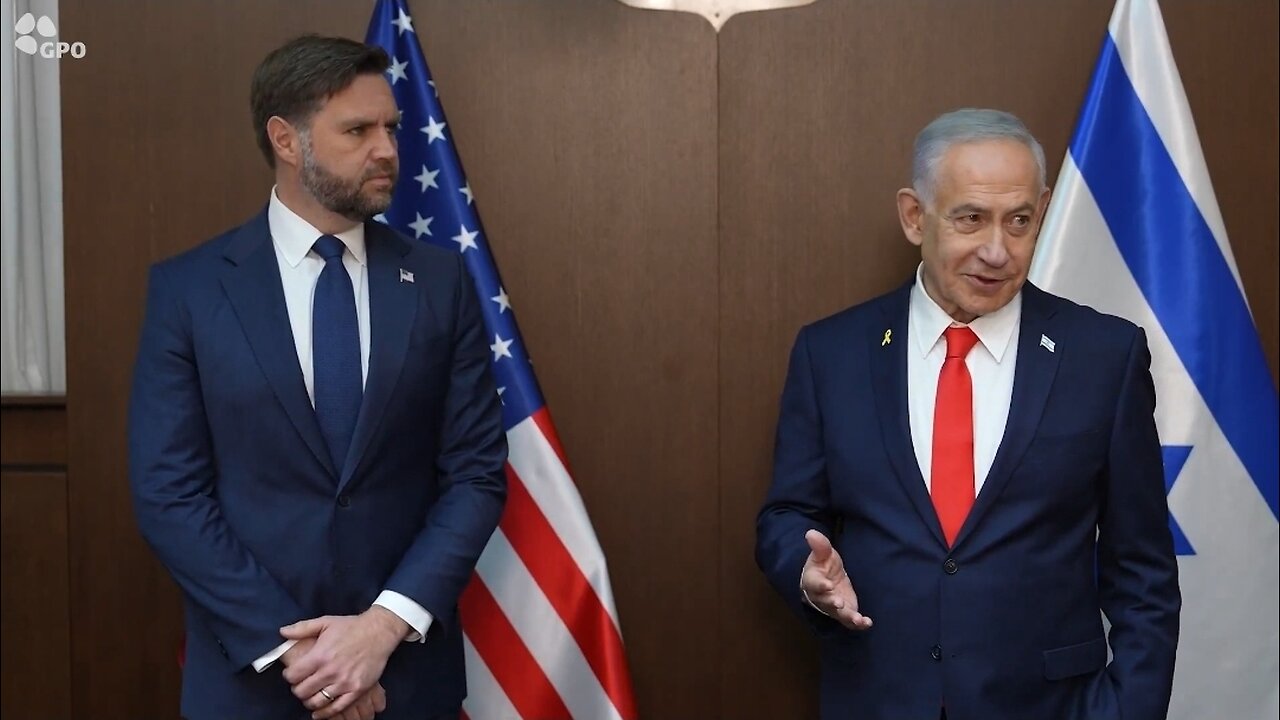 Netanyahu with JD Vance: There's Never Been Anything Like The Trump Administration