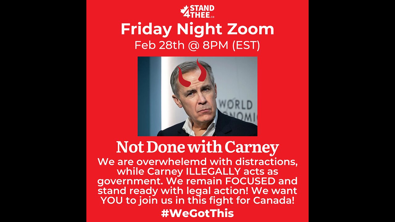 Stand4THEE Friday Night Zoom Feb 28th - Carney
