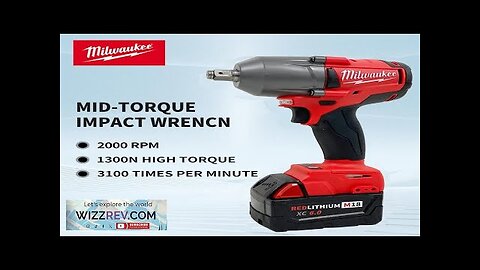 Milwaukee Mid-Torque Impact Professional Wrench Electric Cordless High Speed Car Truck Review