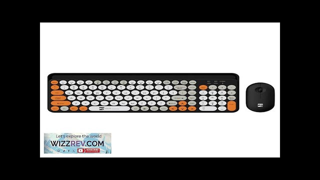 R8 Punk Style Wireless bluetooth Keyboard and Mouse Set with Slot-type Bracket Review