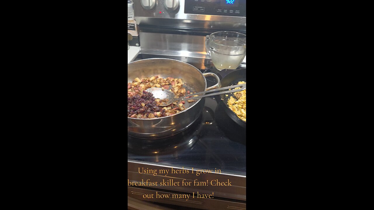 How do you use the herbs you grow? saved mine from a freeze for breakfast skillet diy!