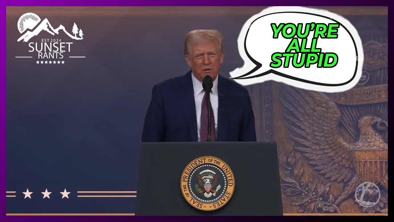 Trump Goes NWO on the WEF and The Border Gets Desperate Help on Sunset Rants