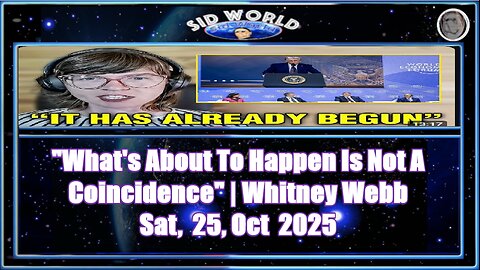 What s About To Happen Is Not A Coincidence _ Whitney Webb