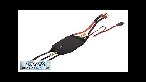 60A Brushless ESC with BEC for RC Boat Model Parts Review