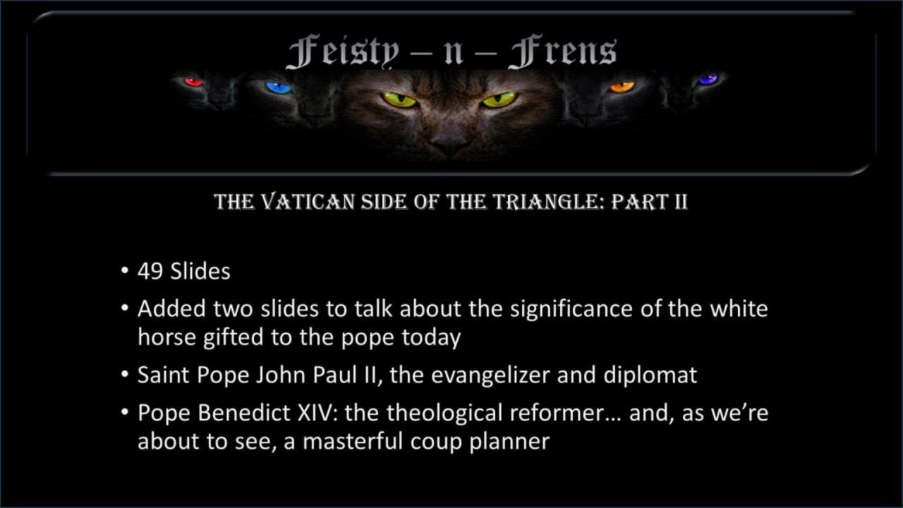 The Vatican Side of the Triangle: Part II