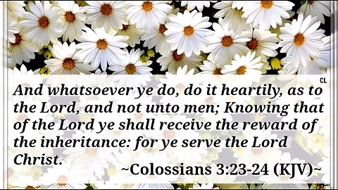 THE REWARDS OF WORKING WELL - DAILY DEVOTIONAL ❤️