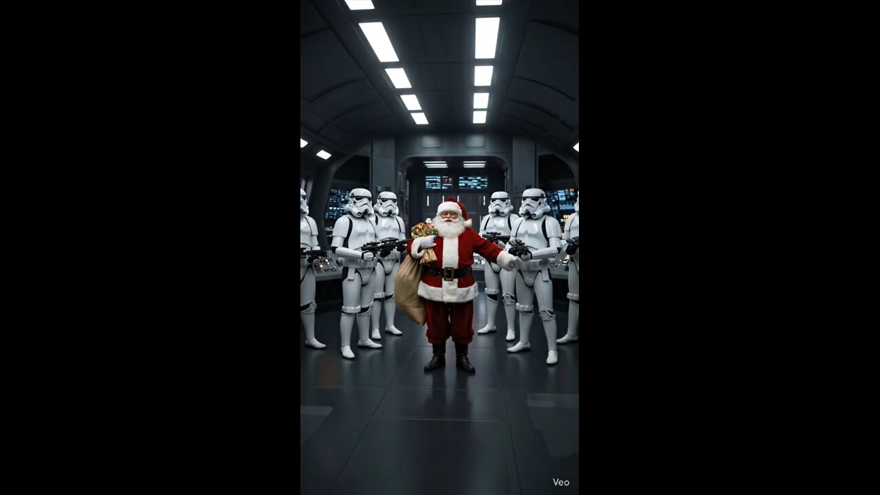 Storm troopers and Santa