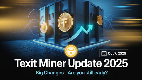 TexitCoin Miner Update — October 7th, 2025 | Earn Passive Income Daily with Crypto Mining