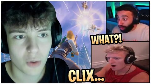 Tfue & Zemie FREAK OUT Watching Clix Pull This Off 😱