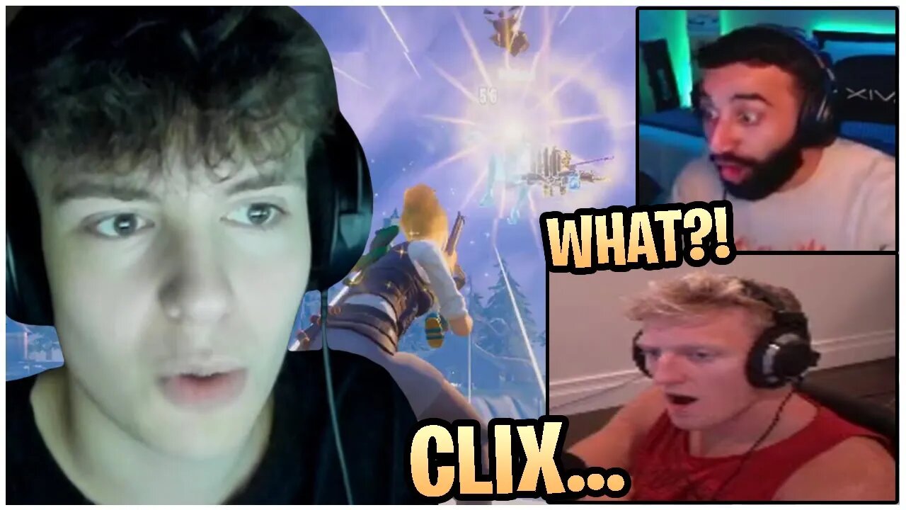 Tfue & Zemie FREAK OUT Watching Clix Pull This Off 😱