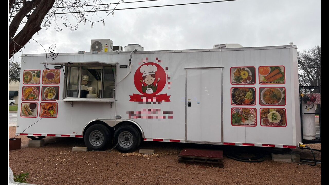 2024 8.5' x 26' Kitchen Food Trailer with Fire Suppression System for Sale in Texas!