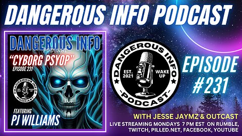 231 "Cyborg Psyop" ft. PJ Williams, CBI computer brain interfacing, Dark Enlightenment, technocracy