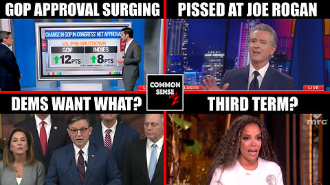 GOP Approval Surges, Newsom Slams Joe Rogan, Johnson Exposes Dems, The View's Trump Conspiracy