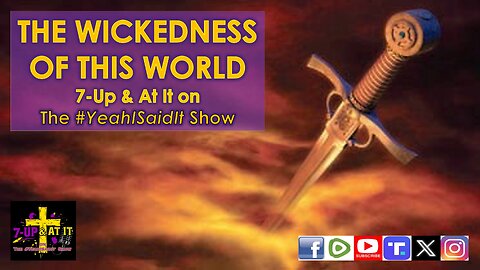 WORD OF THE DAY: PSALM 10:5 - THE WICKEDNESS OF THIS WORLD